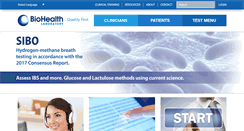 Desktop Screenshot of biohealthlab.com